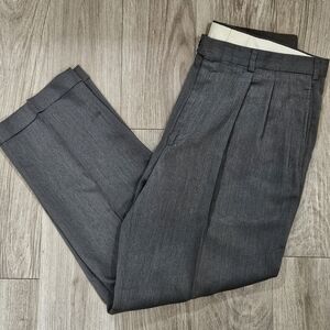 J. FERRAR mens dress pants SIZE 36x30 COLOR DARK GREY CP1